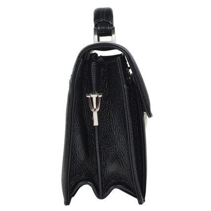 Барсетка мужская кожаная BOND 5031-281 черная – Фото 3