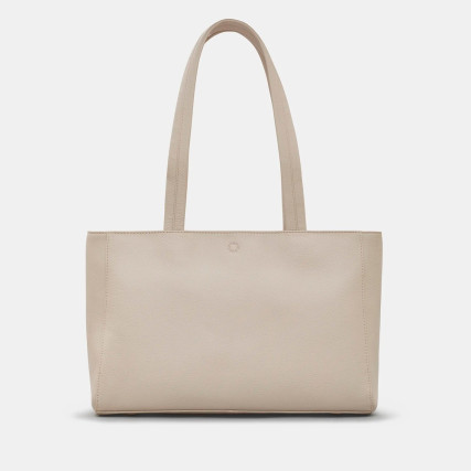 Женская кожаная сумка-шоппер Yoshi Harrington серая YB254 46 – Фото 1