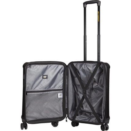 Чемодан жёсткий 37L S, Carry On CAT Hexagon 83792;01 черный