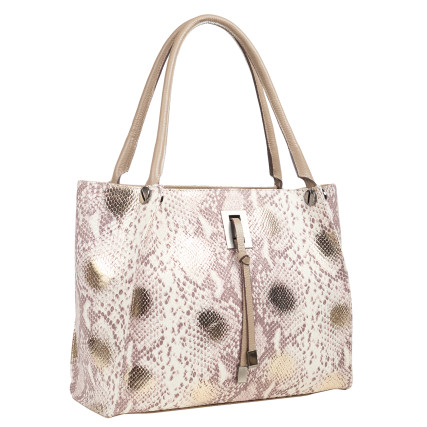 Кожаная женская сумка Desisan 563-755 под змею – Фото 2