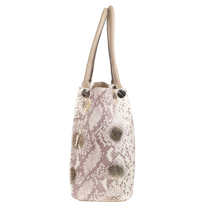 Кожаная женская сумка Desisan 563-755 под змею – Фото 4