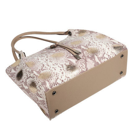 Кожаная женская сумка Desisan 563-755 под змею – Фото 5