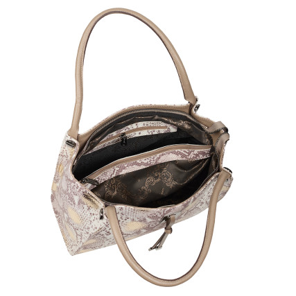 Кожаная женская сумка Desisan 563-755 под змею – Фото 6