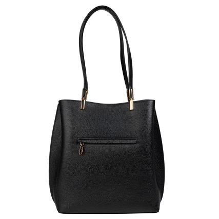 Кожаная женская сумка Tony Bellucci 0266-281 черная – Фото 3