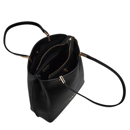 Кожаная женская сумка Tony Bellucci 0266-281 черная – Фото 6