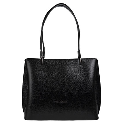 Кожаная женская сумка Tony Bellucci черная 0283-281 – Фото 1