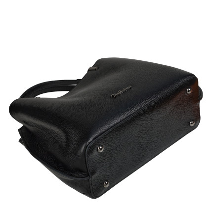 Кожаная женская сумка Tony Bellucci черная 0339-281 – Фото 5