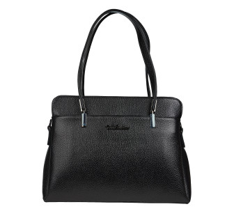 Кожаная женская сумка Tony Bellucci черная 0438-281 Кожаная женская сумка Tony Bellucci черная 0438-281