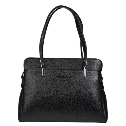 Кожаная женская сумка Tony Bellucci черная 0438-281 – Фото 1
