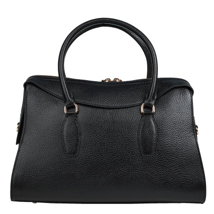 Кожаная женская сумка Tony Bellucci черная 0945-281 – Фото 3