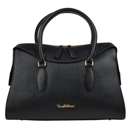 Кожаная женская сумка Tony Bellucci черная 0945-281 – Фото 1