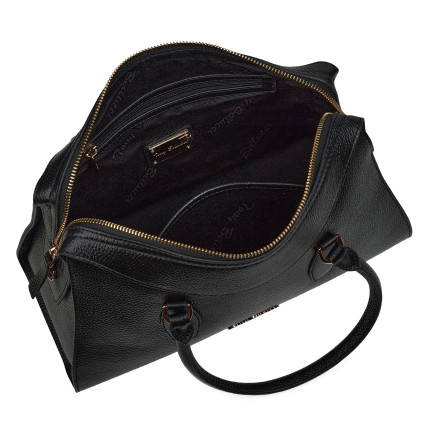 Кожаная женская сумка Tony Bellucci черная 0945-281 – Фото 6