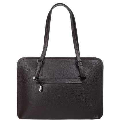 Кожаная женская сумка Tony Bellucci коричневая 0506-286 – Фото 3