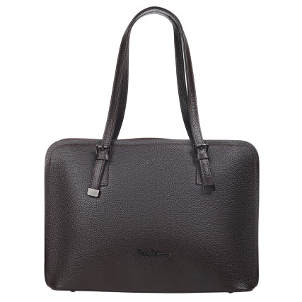 Кожаная женская сумка Tony Bellucci коричневая 0506-286 – Фото 1