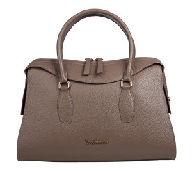 Кожаная женская сумка Tony Bellucci тауп 0945-213