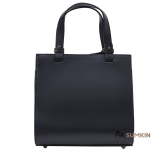 Кожаная женская сумка Virginia Conti (Италия) черная VC03691black