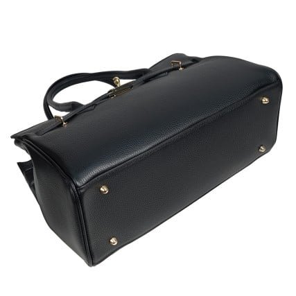 Кожаная женская сумка Virginia Conti черная VC04020black – Фото 4