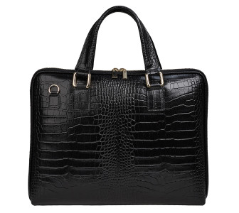 Кожаная женская сумка Virginia Conti черная VC04156black Кожаная женская сумка Virginia Conti черная VC04156black