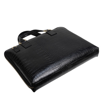 Кожаная женская сумка Virginia Conti черная VC04156black – Фото 5