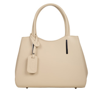 Кожаная женская сумка Virginia Conti нюд VC01565nude