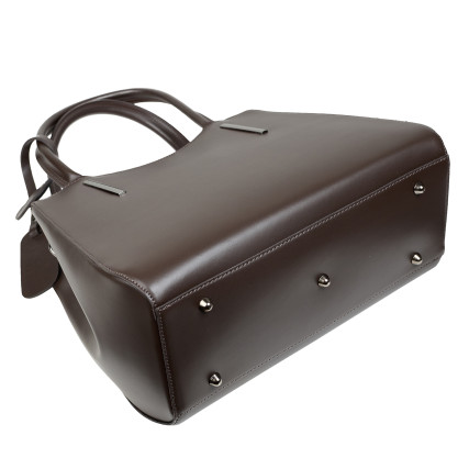 Кожаная женская сумка Virginia Conti шоколадная VC01565choco – Фото 5