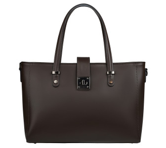 Кожаная женская сумка Virginia Conti шоколадная VC01738choco Кожаная женская сумка Virginia Conti шоколадная VC01738choco