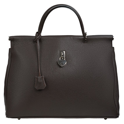 Кожаная женская сумка Virginia Conti шоколадная VC02479choco – Фото 1