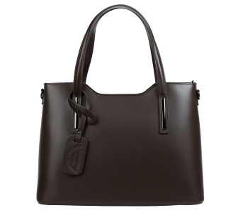 Кожаная женская сумка Virginia Conti шоколадная VC8066choco Кожаная женская сумка Virginia Conti шоколадная VC8066choco