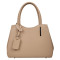 Кожаная женская сумка Virginia Conti тауп VC01565taupe