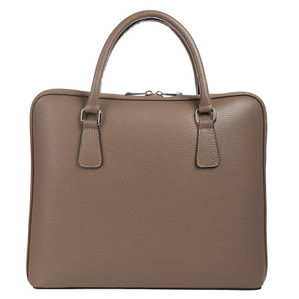Кожаная женская сумка Virginia Conti темный тауп VC03178dtaupe – Фото 3