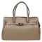 Кожаная женская сумка Virginia Conti темный тауп VC04020dtaupe