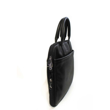 Кожаный женский деловой портфель черный Katana k69363-1 – Фото 4