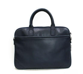 Кожаный женский деловой портфель синий Katana K69363-6