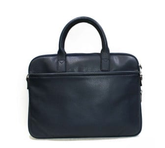 Кожаный женский деловой портфель синий Katana K69363-6