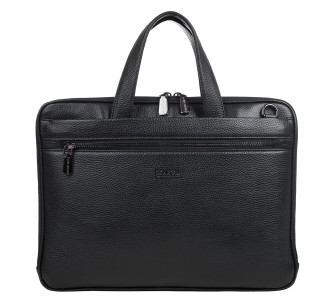 Кожаный женский портфель KARYA черный 2545-45