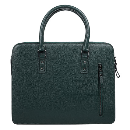 Кожаный женский портфель Tony Bellucci зеленый 0801-1005 – Фото 2