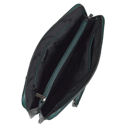 Кожаный женский портфель Tony Bellucci зеленый 0801-1005 – Фото 6