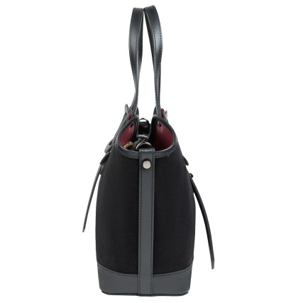 Замшевая женская сумка Virginia Conti черная VC04054black