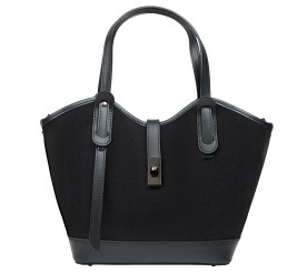 Замшевая женская сумка Virginia Conti черная VC04054black