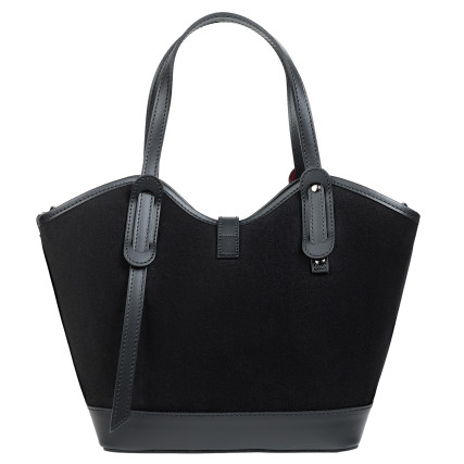 Замшевая женская сумка Virginia Conti черная VC04054black