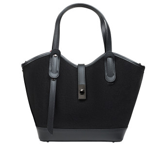 Замшевая женская сумка Virginia Conti черная VC04054black