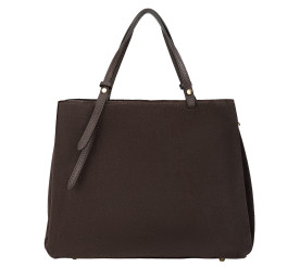 Замшевая женская сумка Virginia Conti шоколадная VC04073choco