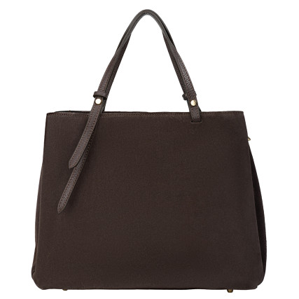 Замшевая женская сумка Virginia Conti шоколадная VC04073choco – Фото 1