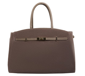 Замшевая женская сумка Virginia Conti темный тауп VC04035dtaupe