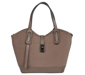 Замшевая женская сумка Virginia Conti темный тауп VC04054dtaupe