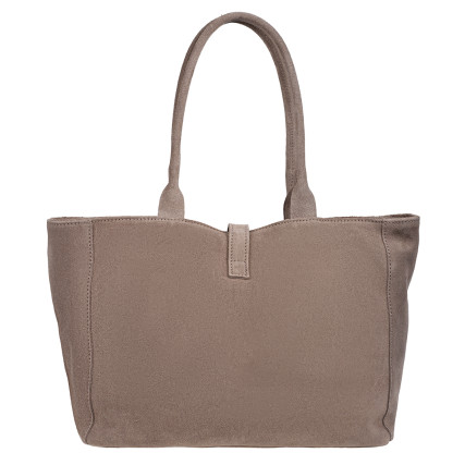 Замшевая женская сумка Virginia Conti темный тауп VC04096dtaupe