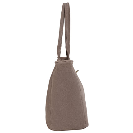 Замшевая женская сумка Virginia Conti темный тауп VC04096dtaupe