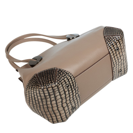 Женская кожаная сумка Desisan капучино 7135-283