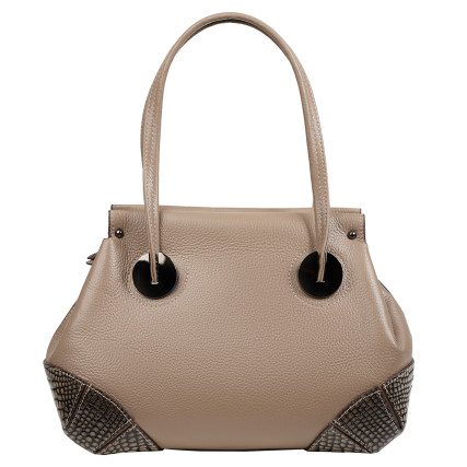 Женская кожаная сумка Desisan капучино 7135-283