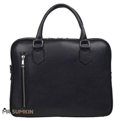 Женский кожаный портфель Virginia Conti черный VC03889black – Фото 1